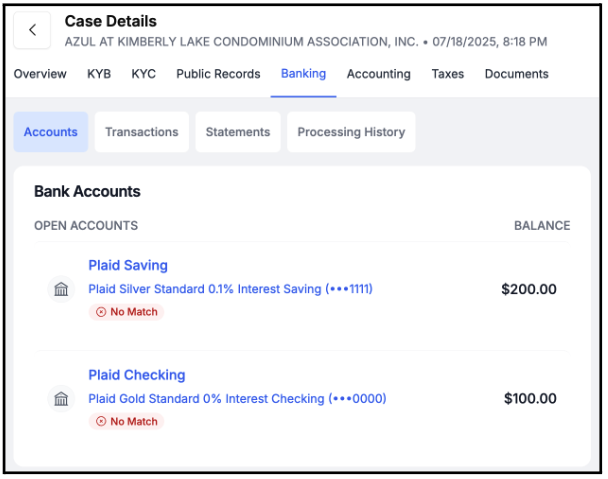 Accounts