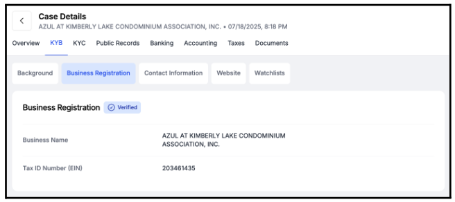 Business Registration