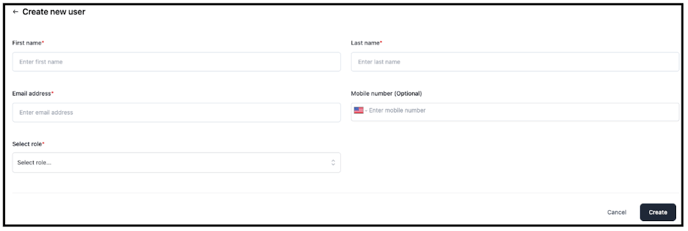 Create new user