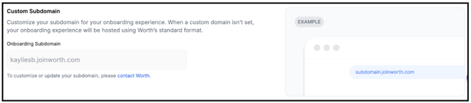 Custom Subdomain