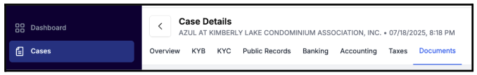 Documents Tab