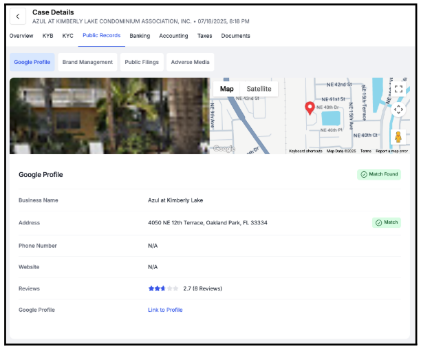 Google Profile